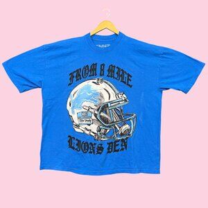 NFL Detroit Lions x Eminem From 8 Mile to the Lions Den Hip-Hop Tee XXL